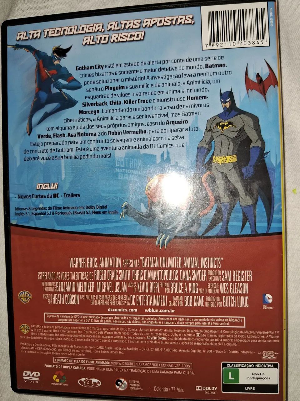 DVD- Batman Unlimited: Instinto Animal - Foto 2