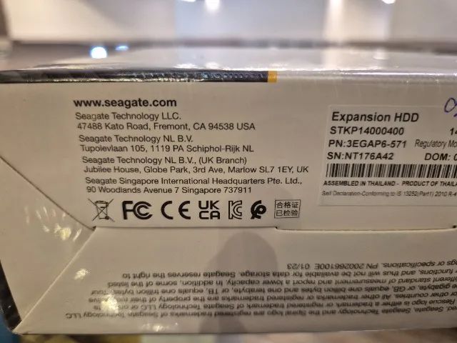 HD Externo 14TB Seagate Expansion HD 14TB 3.5 USB 3.0 Gar Lacr Orig Loj até 12x Sp Cps Sjc - Foto 5