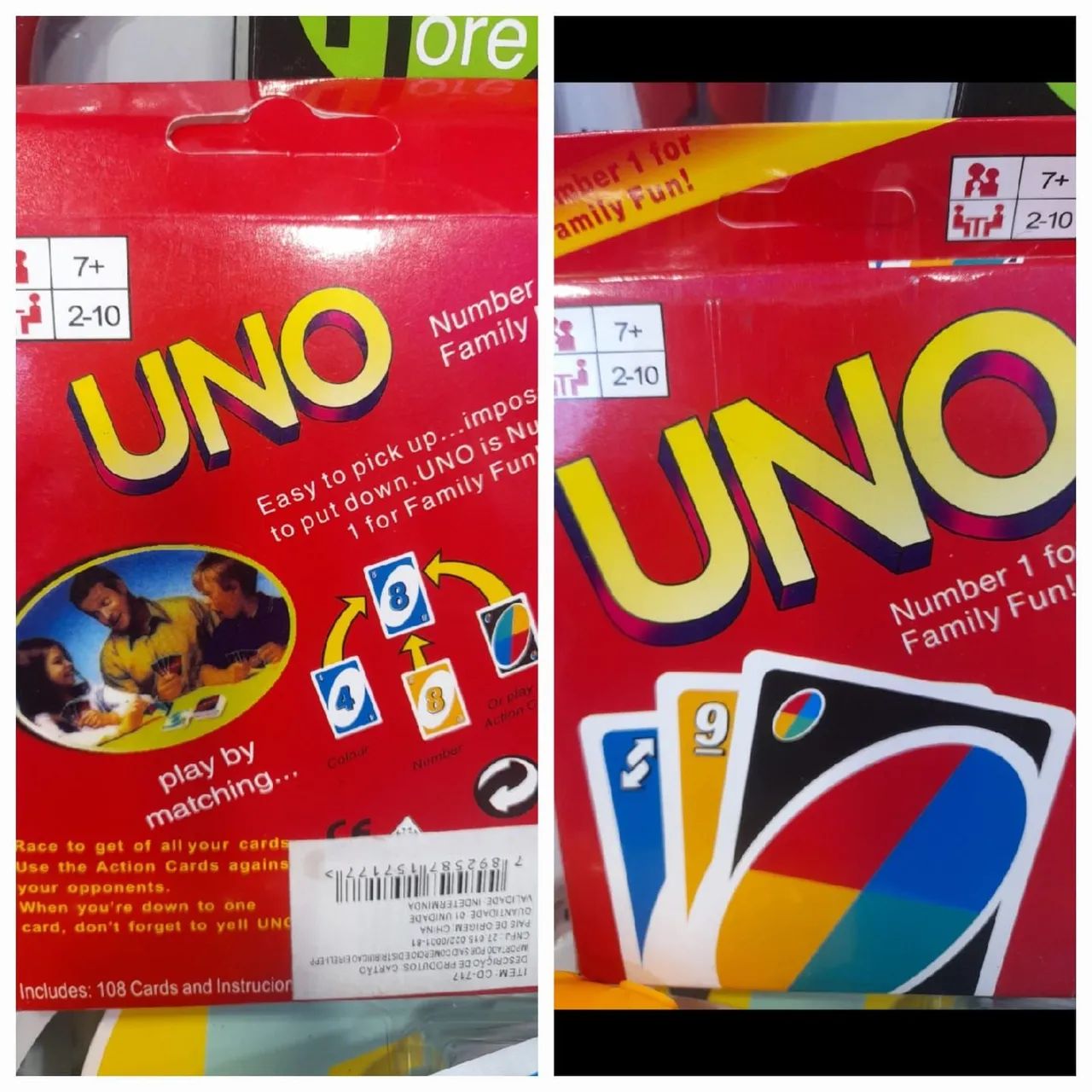 Baralho de Cartas 139 Copas e uno - Foto 4