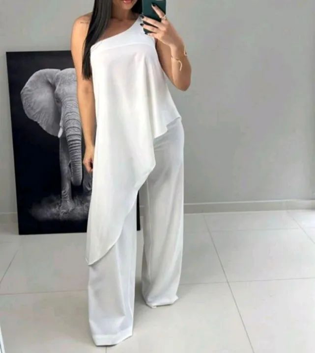 Conjunto de calça e bata um Ombro - Foto 2