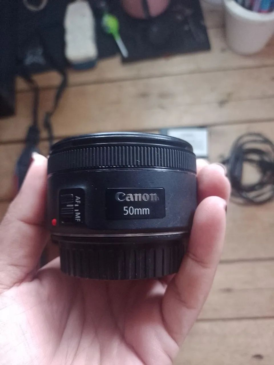 Câmera profissional Canon em perfeito estado. Foto e vídeo + Lente 50mm - Foto 5