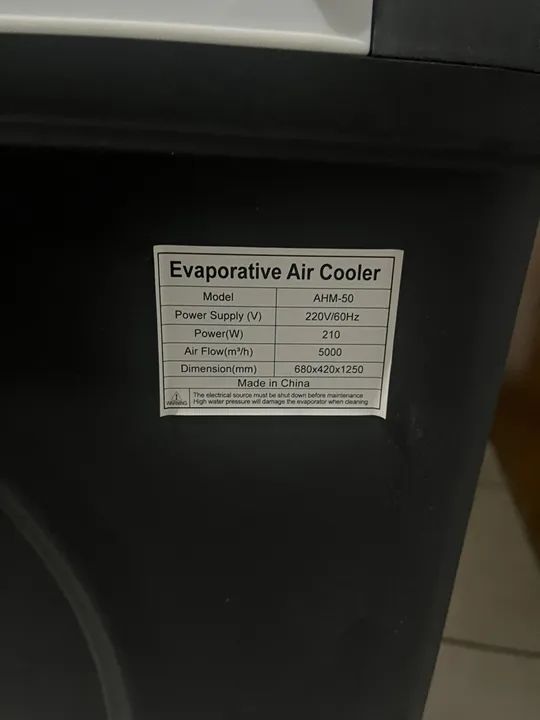 Climatizador Evaporativo AHM-50 70 Lt