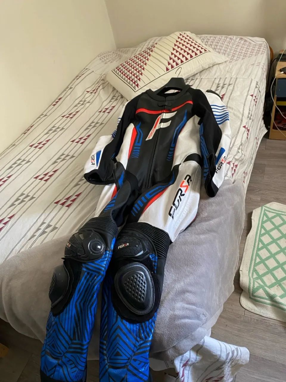 Macacão de Couro Forza para Motociclista - Foto 2