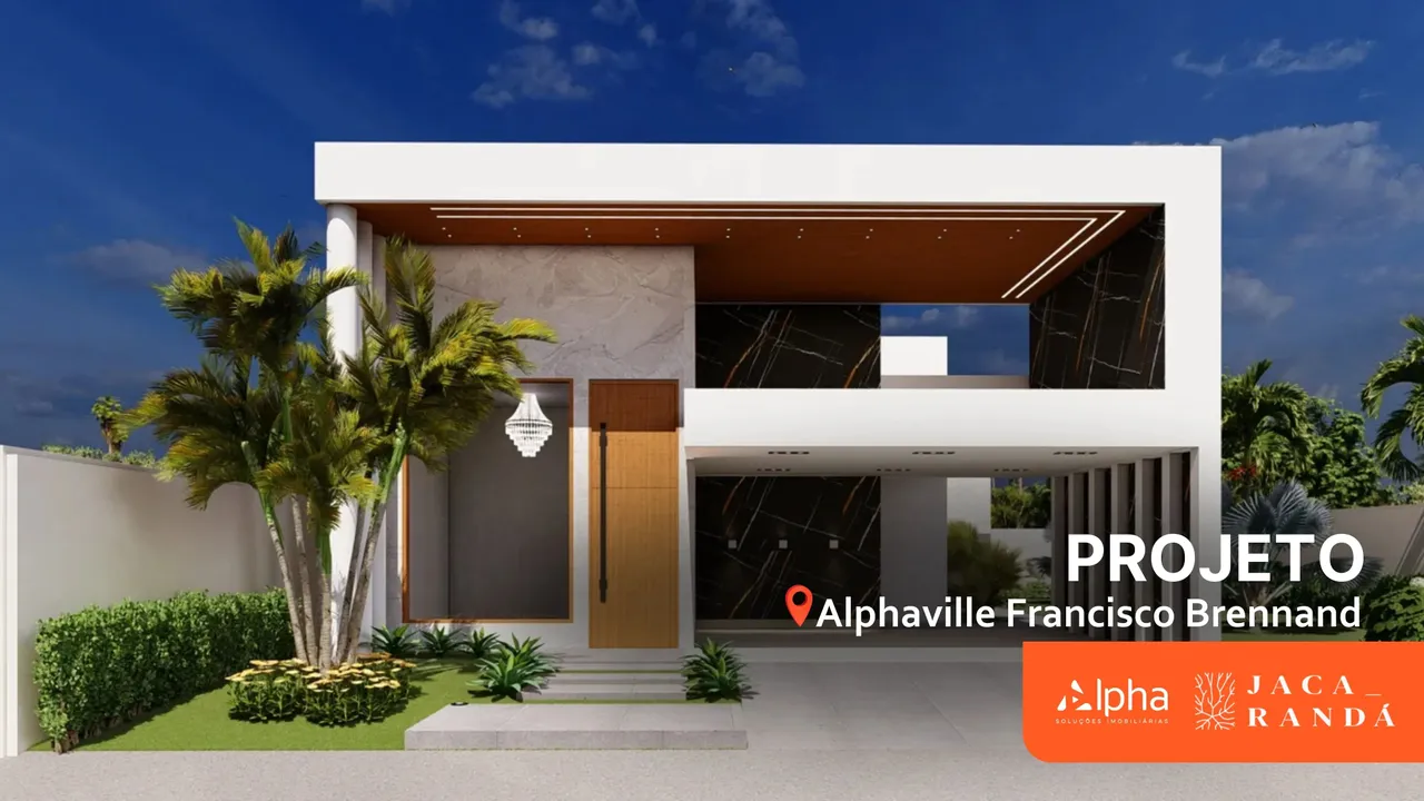 Casa na planta no Alphaville Francisco Brennand