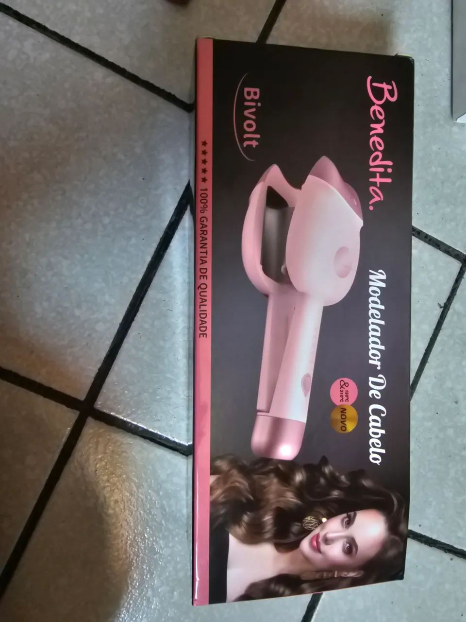 Modelador de cabelo "duo ondas"