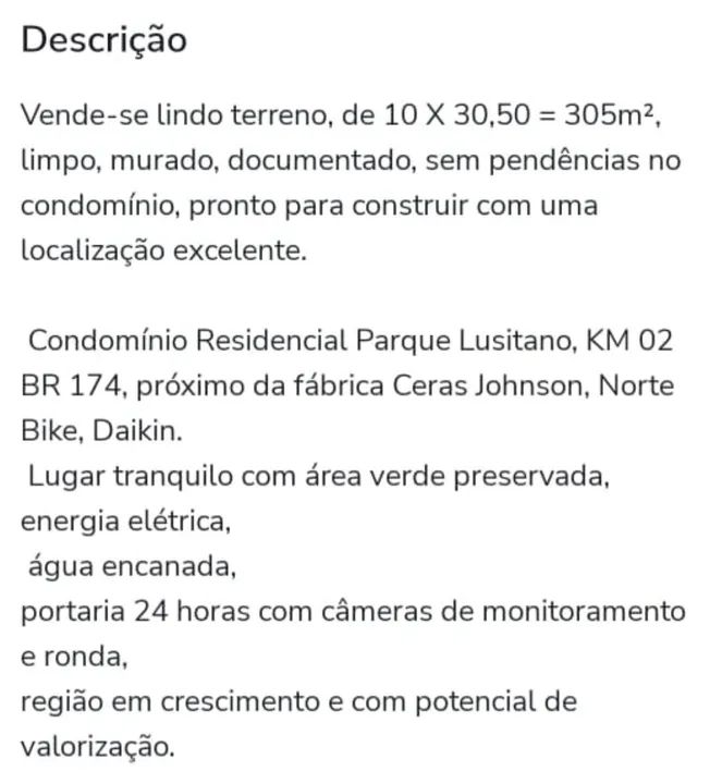 Terreno Pq Lusitano - Foto 3