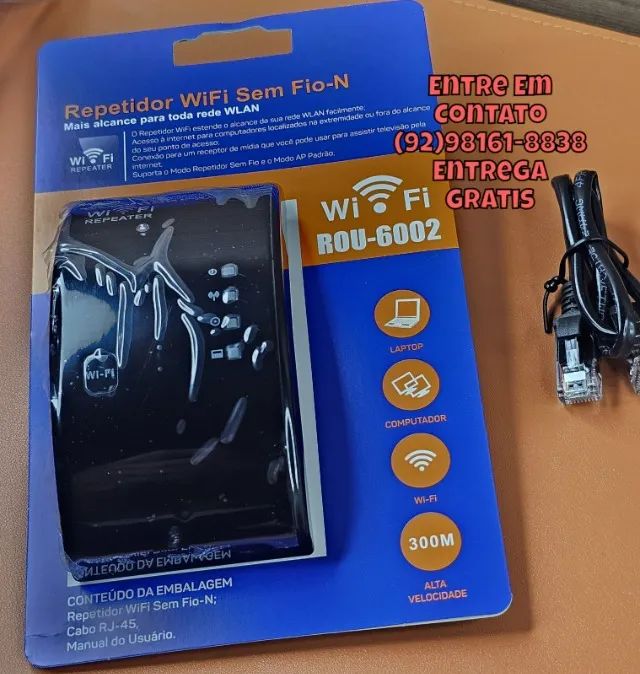 Repetidor de Sinal WiFi de Alta Velocidade e Gigas -  Entrega das 9 até as hrs22 - Foto 2