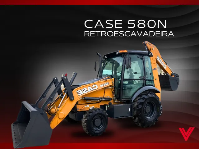 Retroescavadeira Case 580n Ano 2022