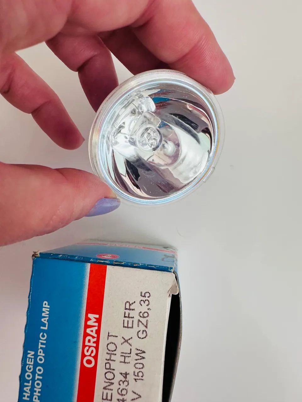 Lâmpada Dicroica Efr 15v 150w Xenophot 64634 Hlx Osram - Foto 3