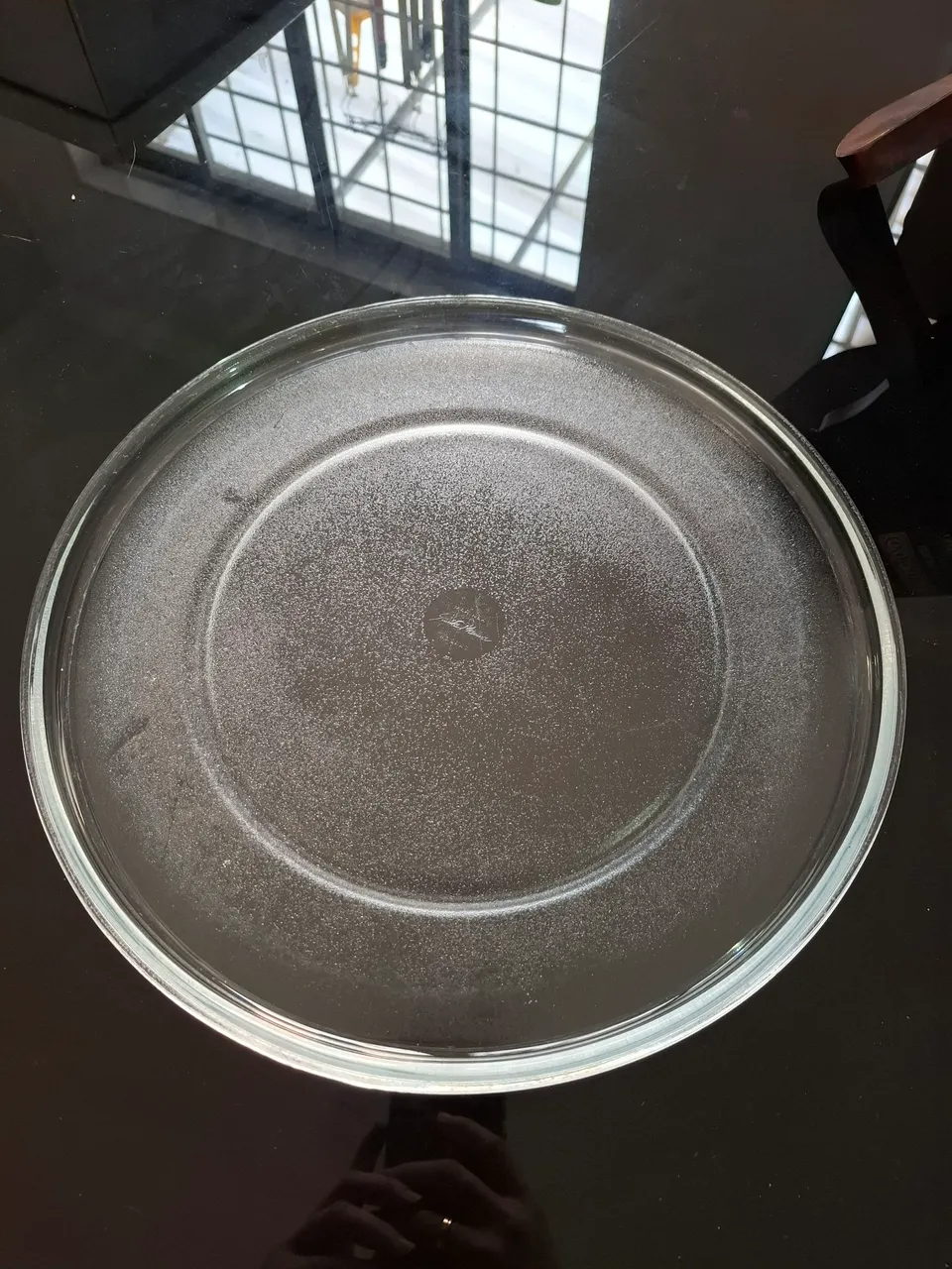 Prato de vidro Marinex para bolos