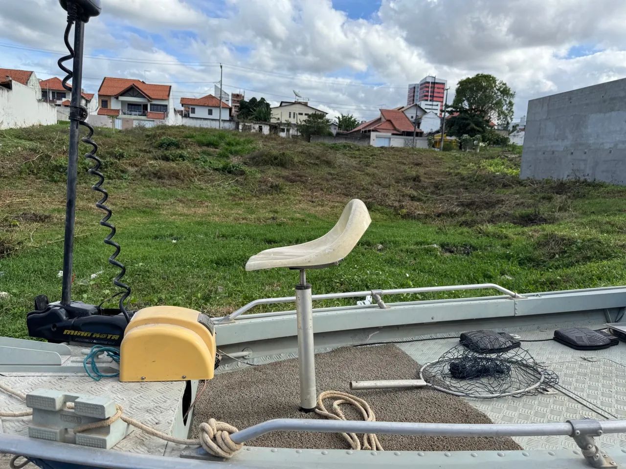 Lancha de alumínio Mogi Mirim Amazonas 600S, 6mts, plataformada, com motor Yamaha 40hp 4t - Foto 7