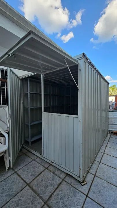 Container Desmontável 3 X 2 X 2,10m - Muito Novo  - Foto 2