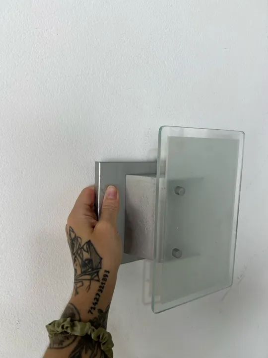 Luminária arandela de Parede com vidro jateado MUNCLAIR mod 2233
