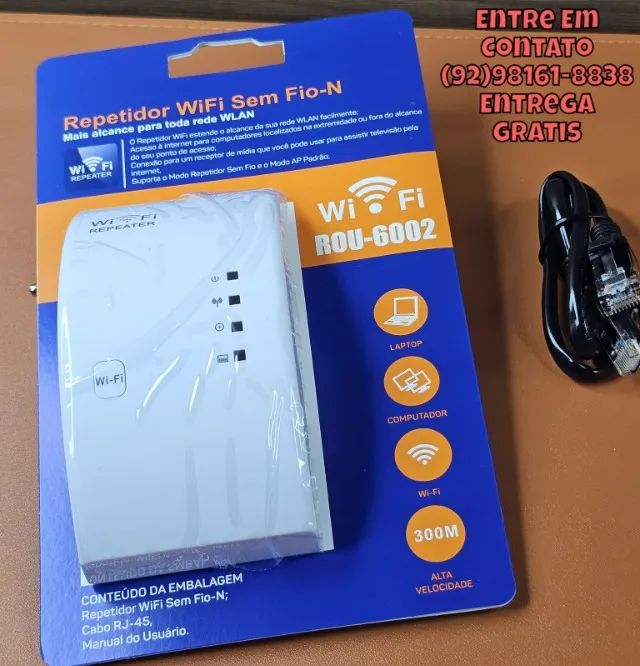 Repetidor de Sinal WiFi de Alta Velocidade e Gigas -  Entrega das 9 até as hrs22 - Foto 3