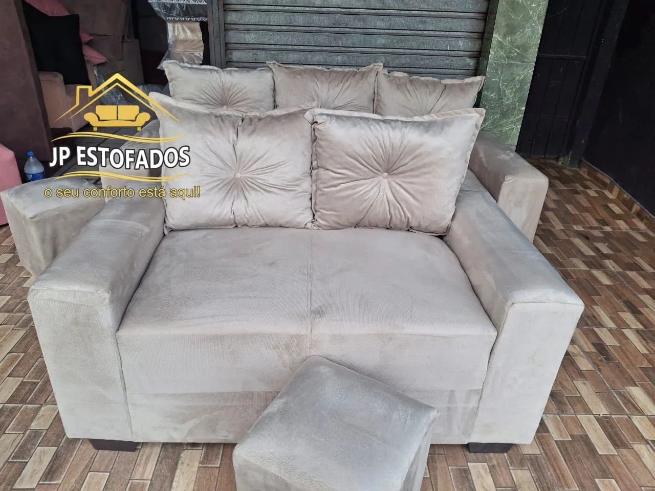 SOFÁ 2 LUGARES ENTREGA GRÁTIS  - Foto 2