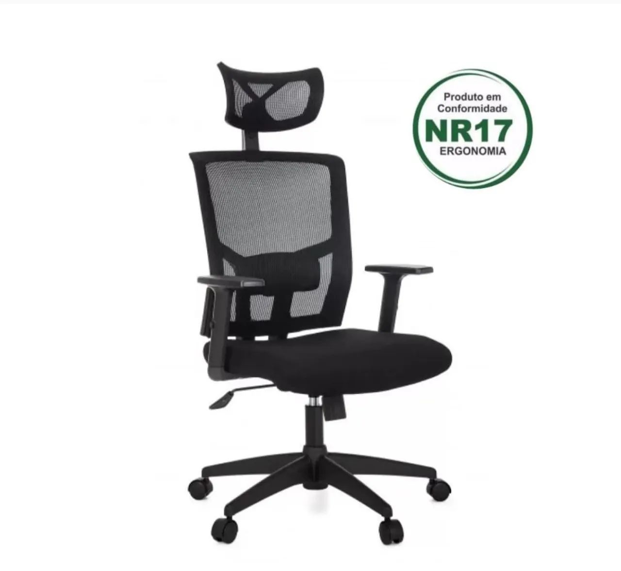 Cadeira de Escritório Ergonômica com Tela Mesh  - Foto 3