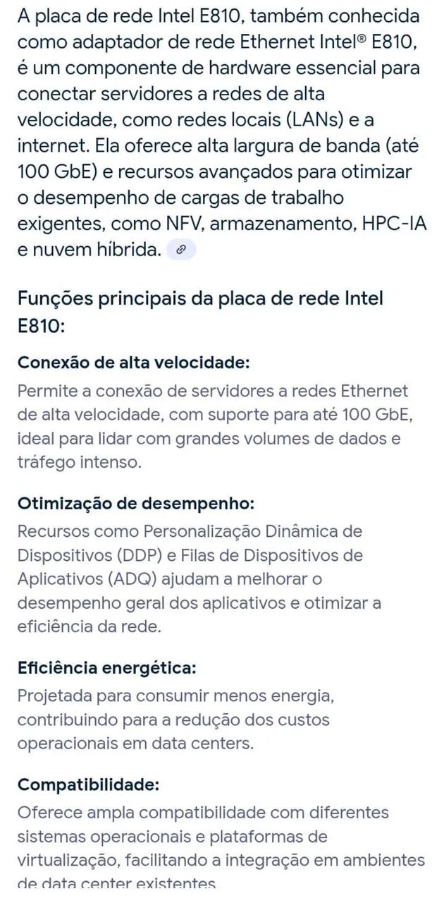 Intel® E810 porta dupla 100GbE - Foto 5