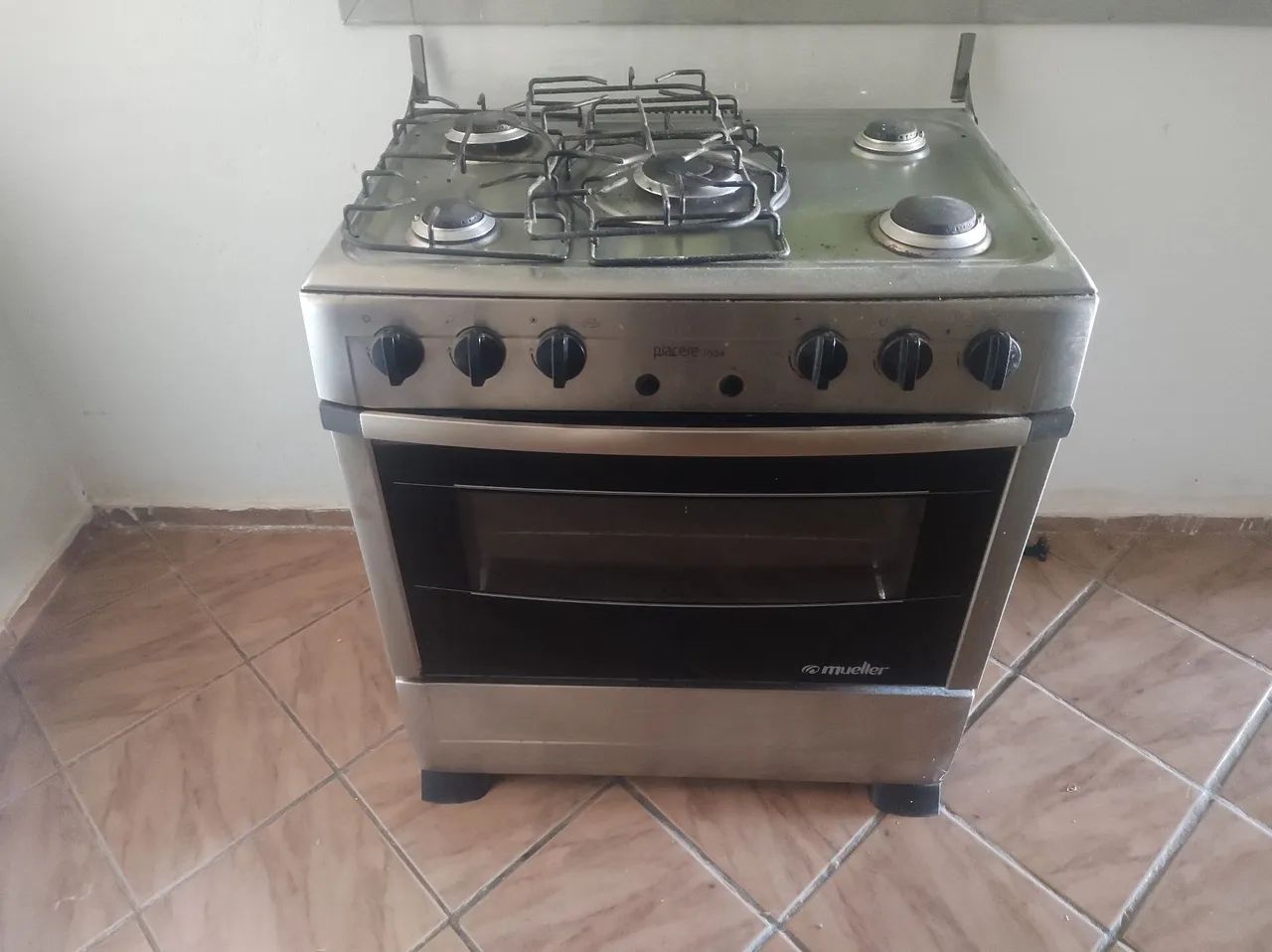 Fogão Muller Piarece Inox 5 Bocas Elétrico. - Foto 2