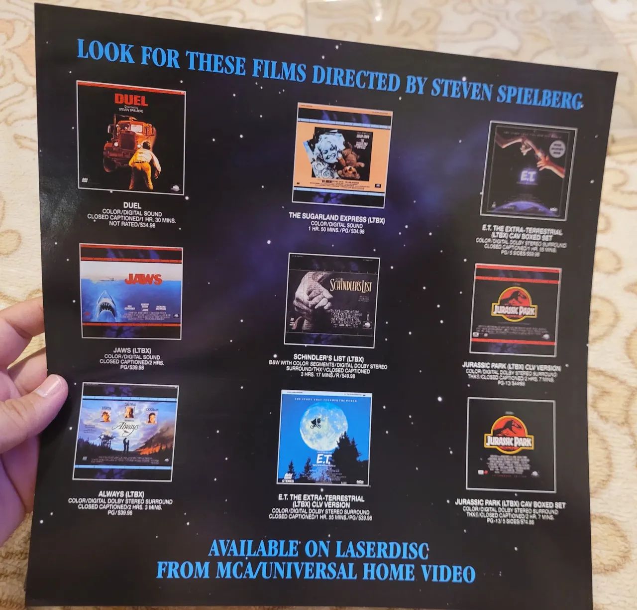 Laserdisc Jurassic Park Raro  - Foto 4