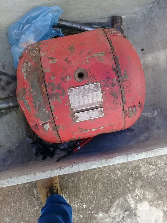 Motor Elétrico Usado, trifásico 15cv de 3420rpm de 2polos