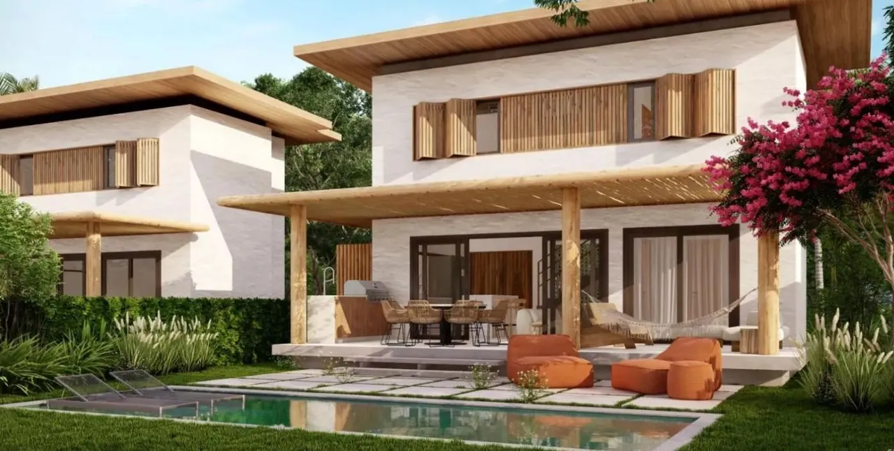 Reserva Sapiranga| Bosque do Forte| Casas Duplex 122m²|2 ou 3 Suítes|2 Vagas| Piscina