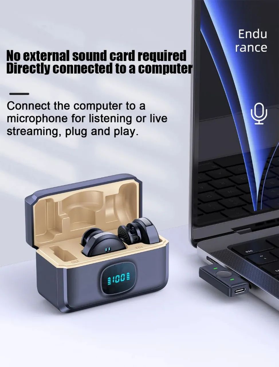 Microfone de Lapela Plug Play Profissional  - Foto 4