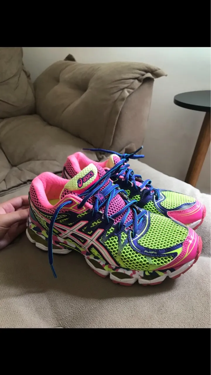 Tênis Asics Feminino Colorido