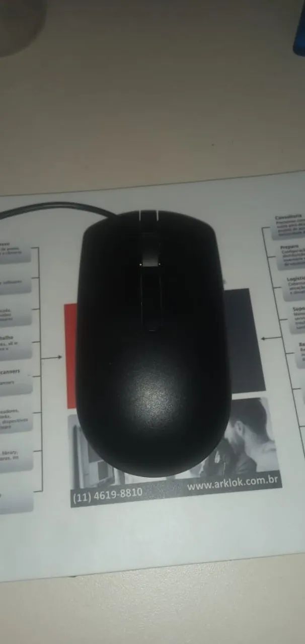 Mouse óptico Dell - MS116 (c/ mouse pad) (3 unidades disponiveis) - Foto 2