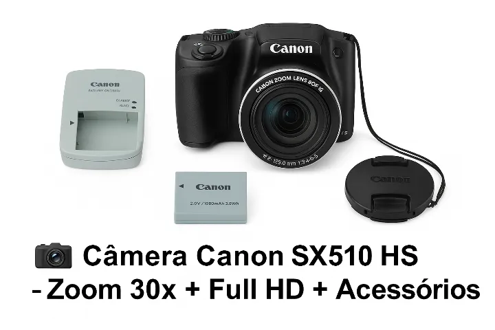 ? Canon PowerShot SX510 HS - Zoom 30x + Wi-Fi + Full HD