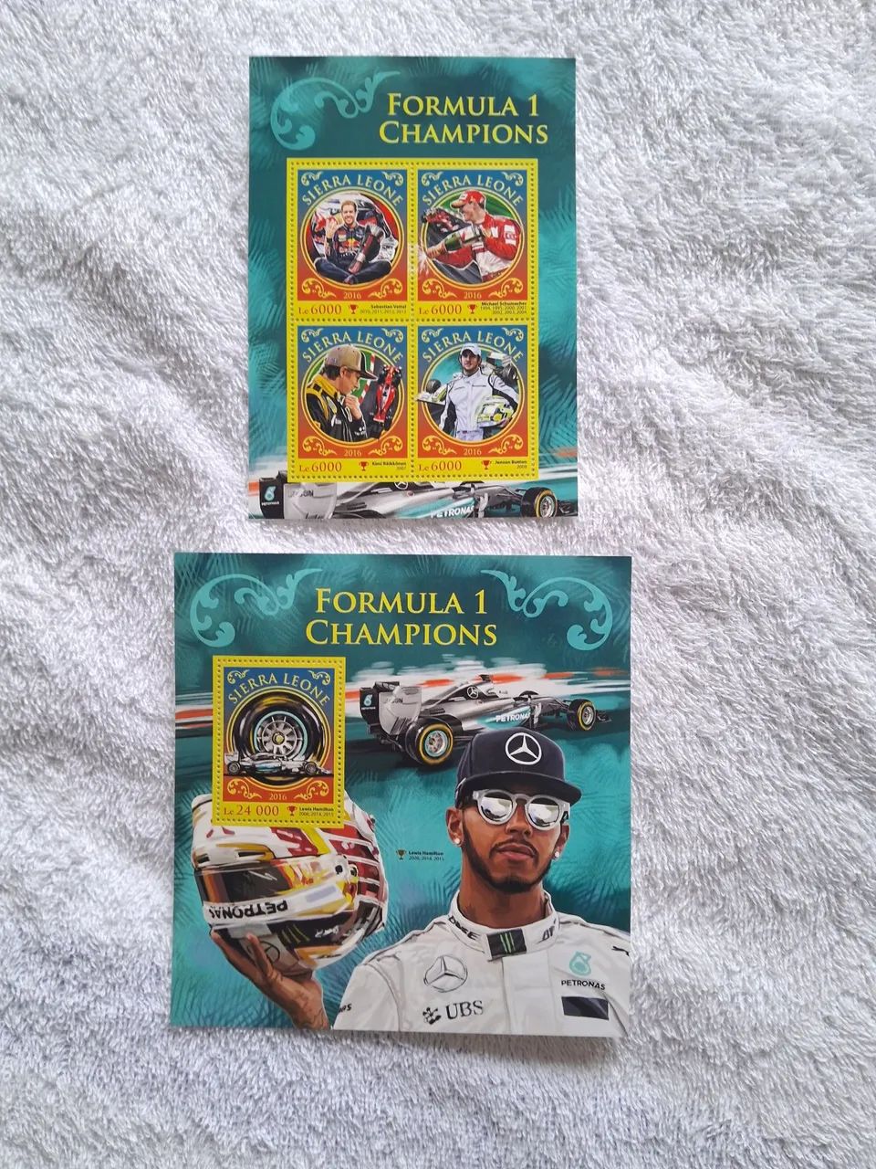 Lote de Selos Fórmula 1 