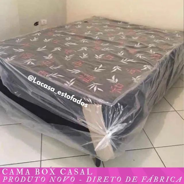 Cama box Casal - 1.88x1.38