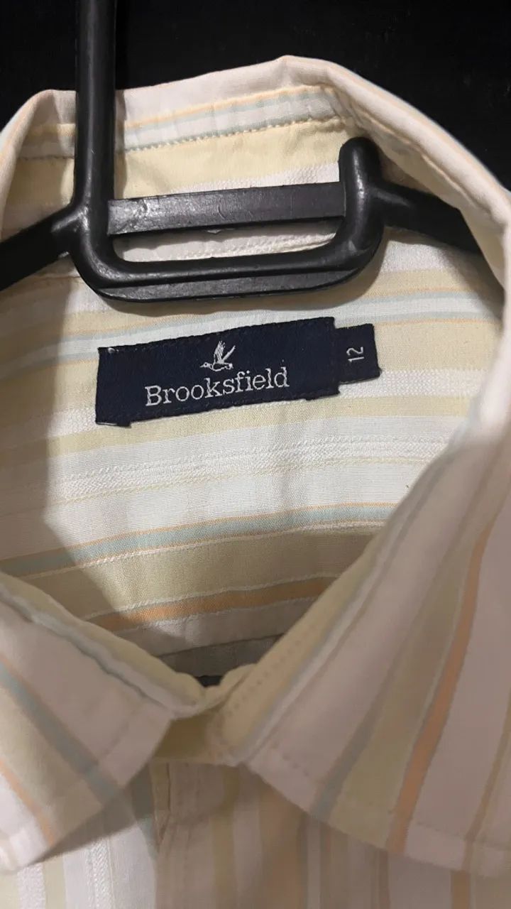 Camisa social tamanho  12 anos da brooksfield - Foto 2