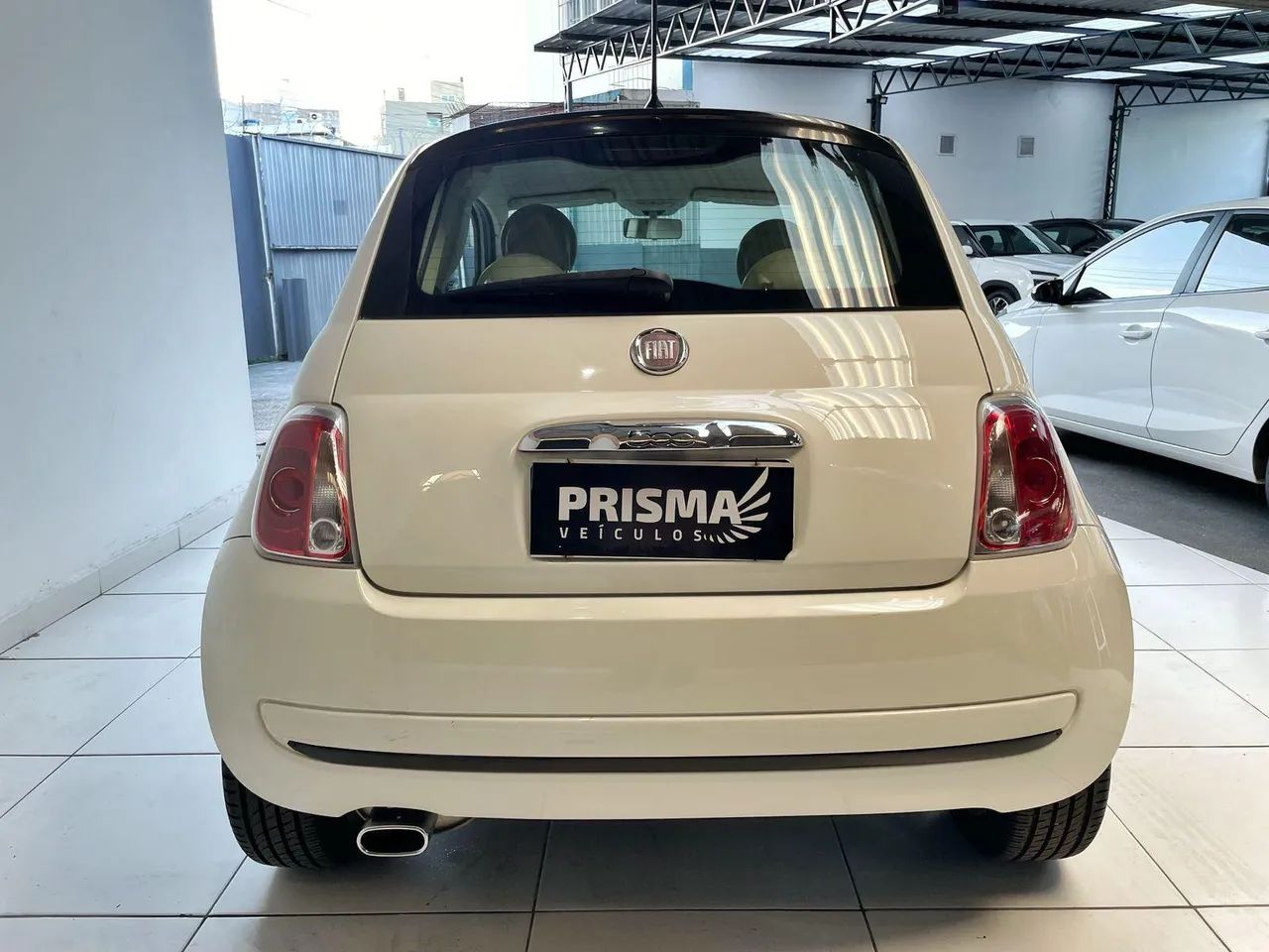 500 CULT 1.4 FLEX 8V EVO DUALOGIC  BRANCA 2011/2012 - Foto 2