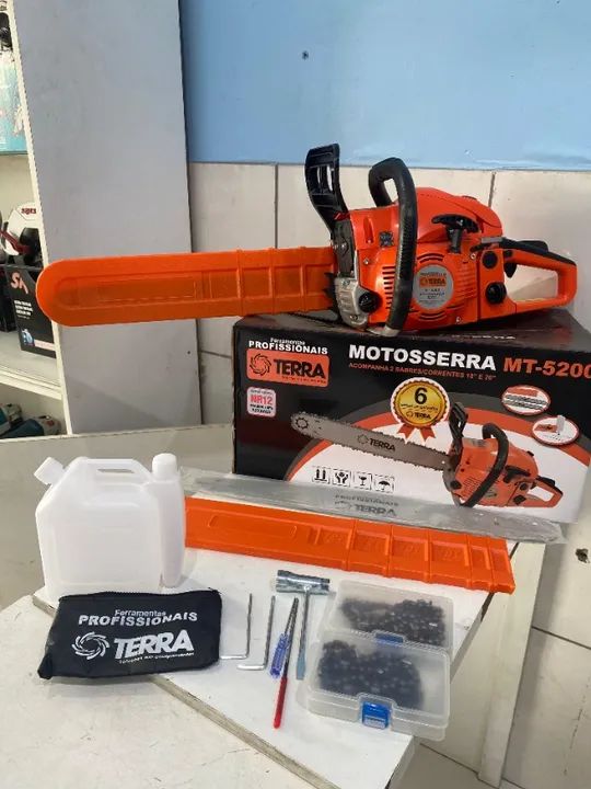 Motosserra terra a gasolina 52cc  - Foto 5