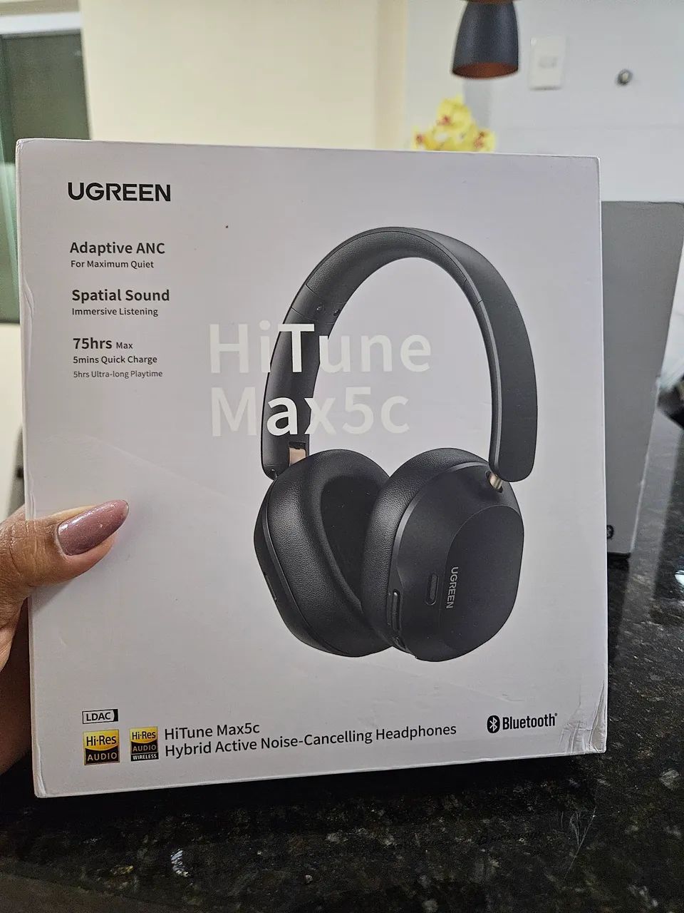 Fones de ouvido UGREEN HiTune Max5c - ANC e Som Espacial - Foto 4