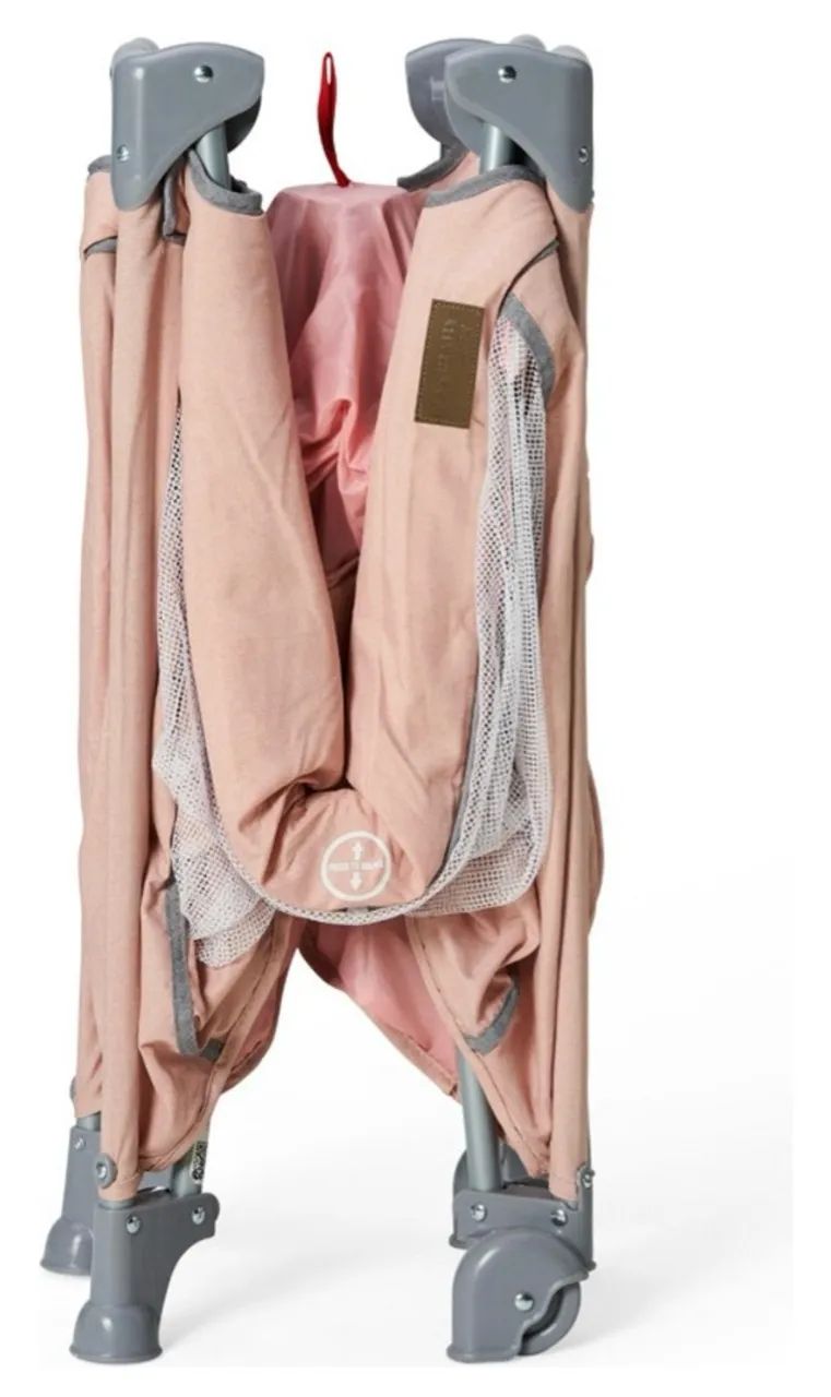 Berço Portátil Rosa para Bebê - Foto 3