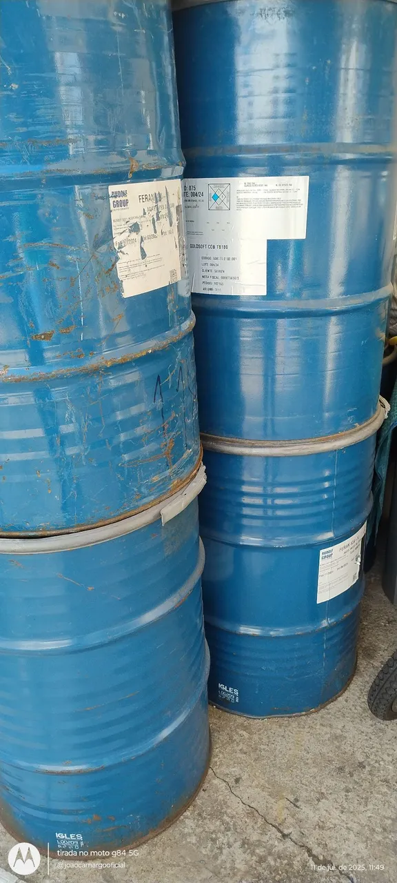 Tambores Azuis Industriais