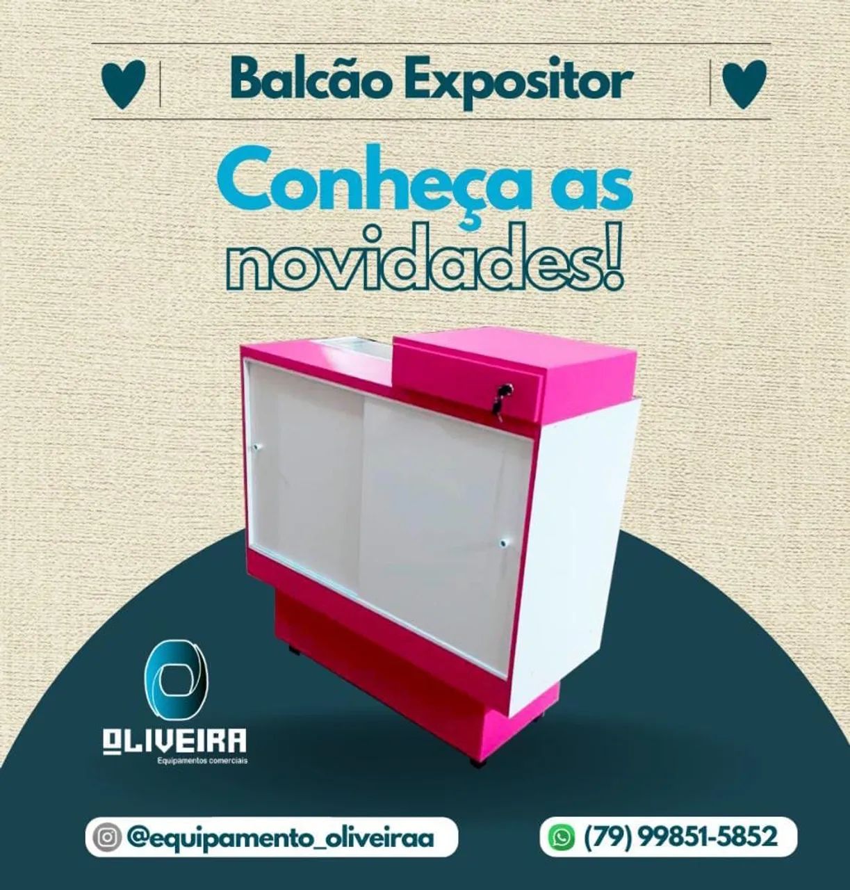 Balcão expositor 