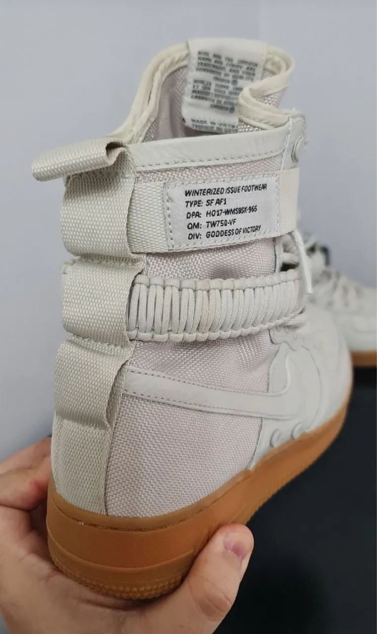 nike sf air force 1 high light bone 39  - Foto 3