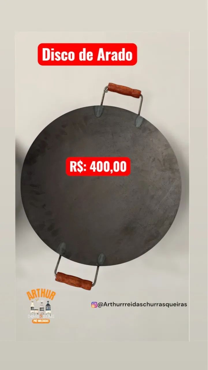 Disco de Arado para Churrasco - R$400,00