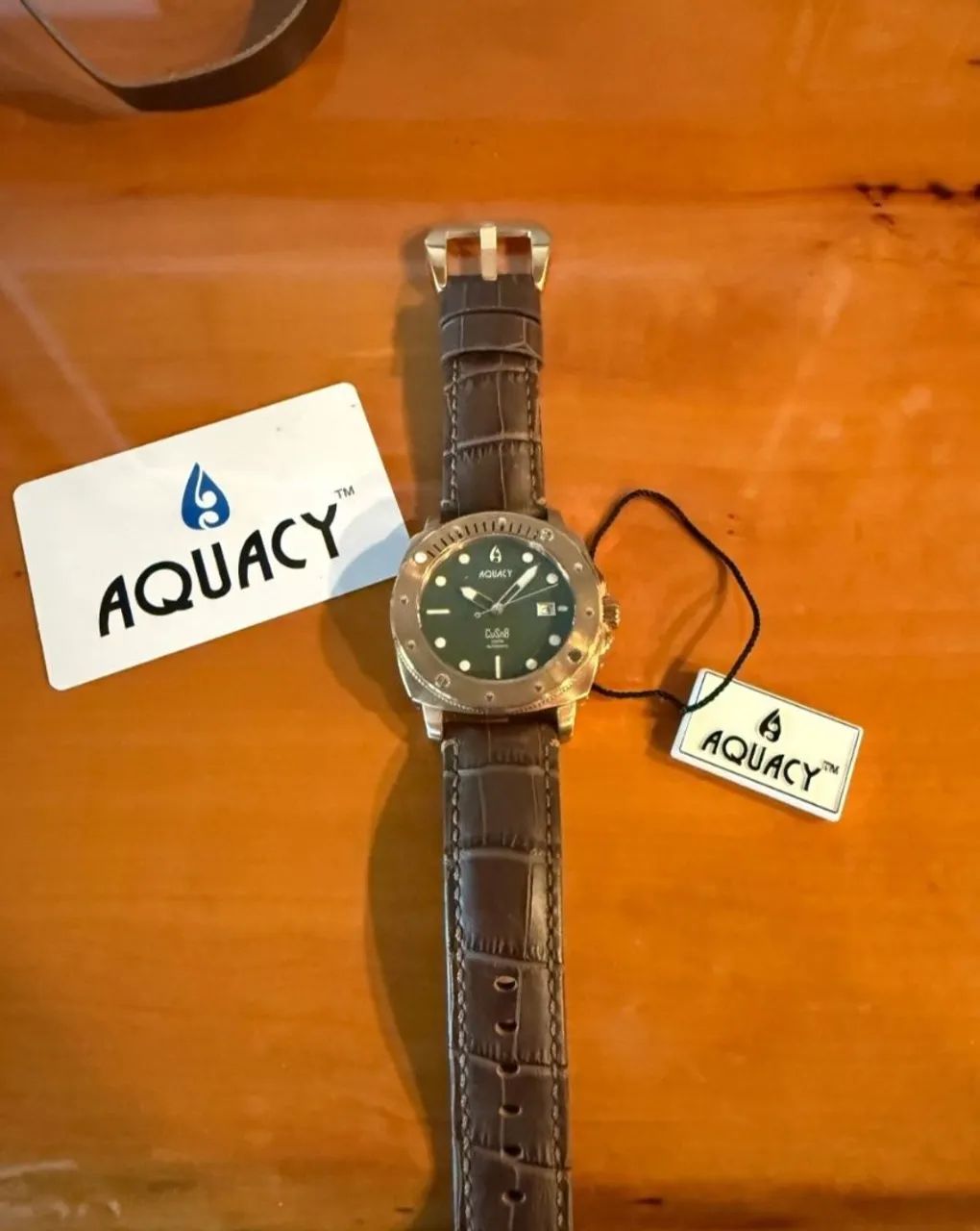 Relógio Automático Aquacy Bronze CuSn8 Series - Diver 200 m, 44 mm