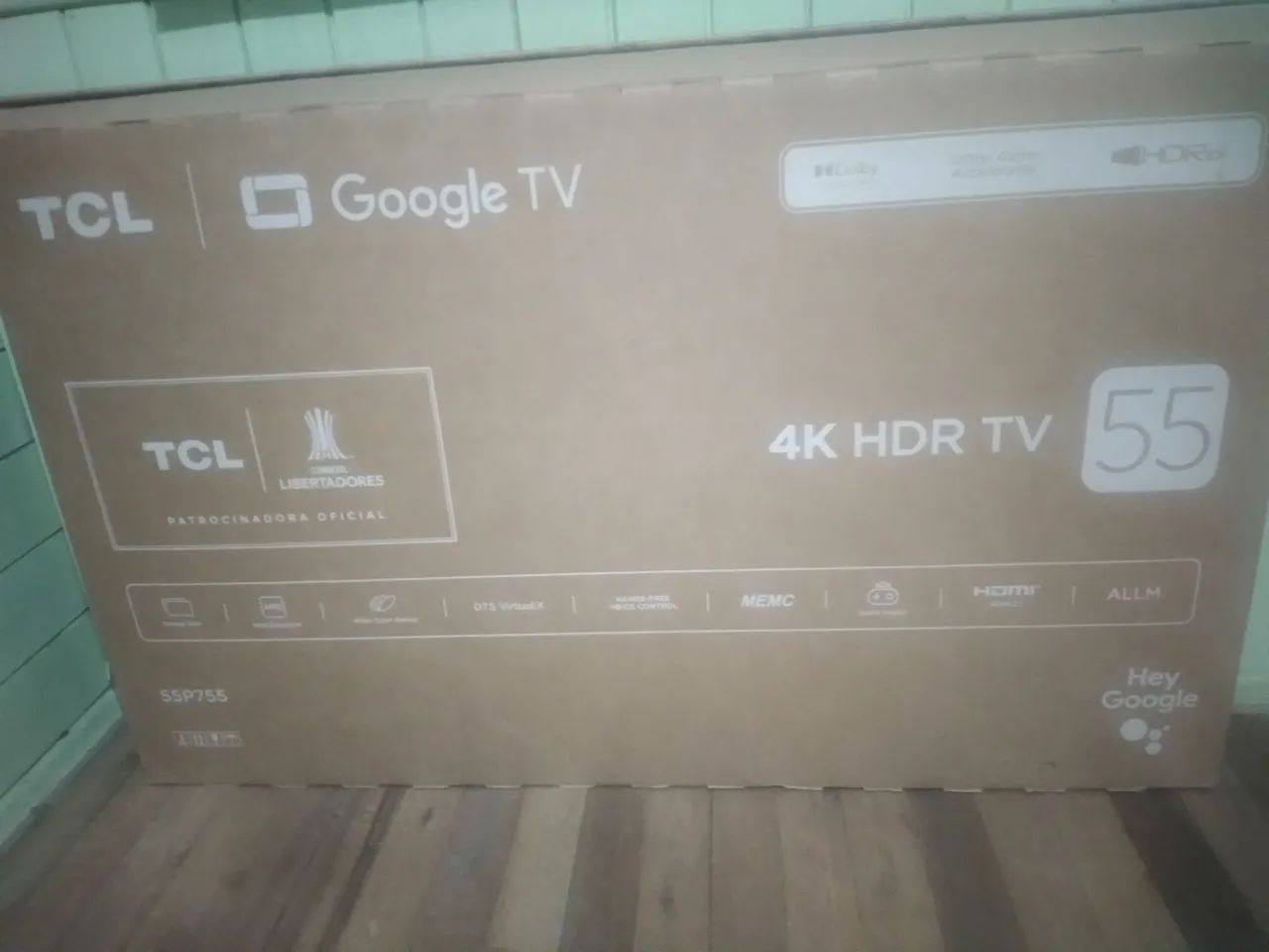 TV TCL 55 polegadas 4K HDR Smart      está   na  garantia   ainda 