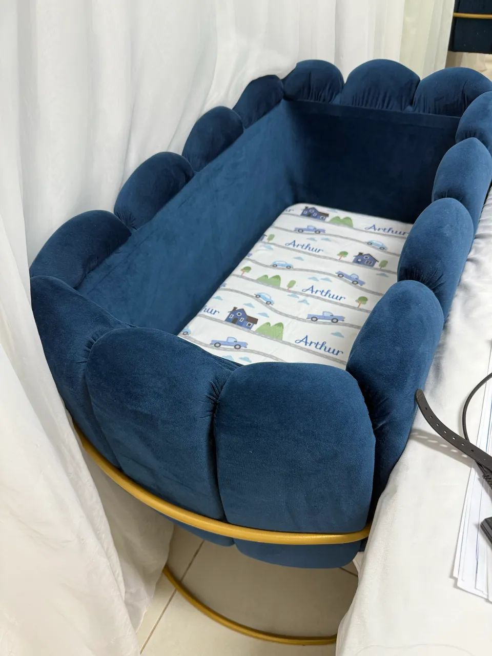 Berço lindooo e moderno - Foto 4