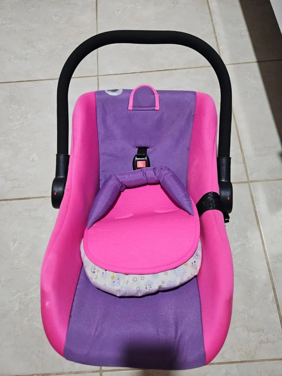 Bebê Conforto Rosa e Lilás - Foto 2