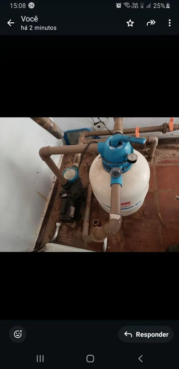 Filtro para Piscina e motor WEG