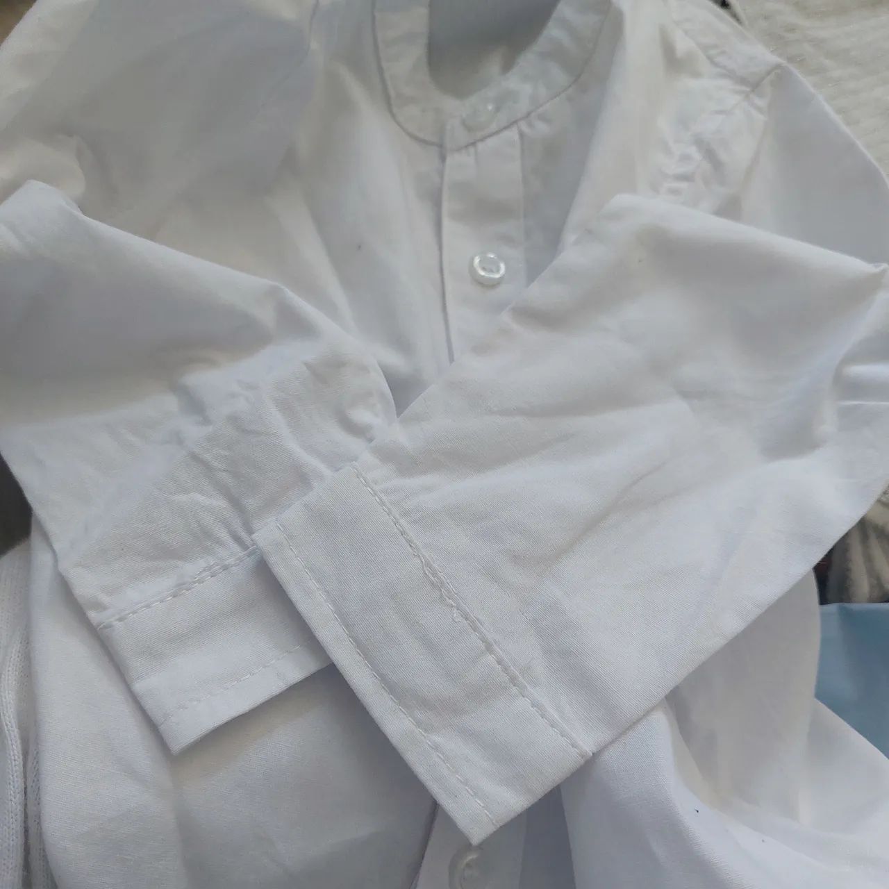 Camisa social branca- 24 meses - Foto 5