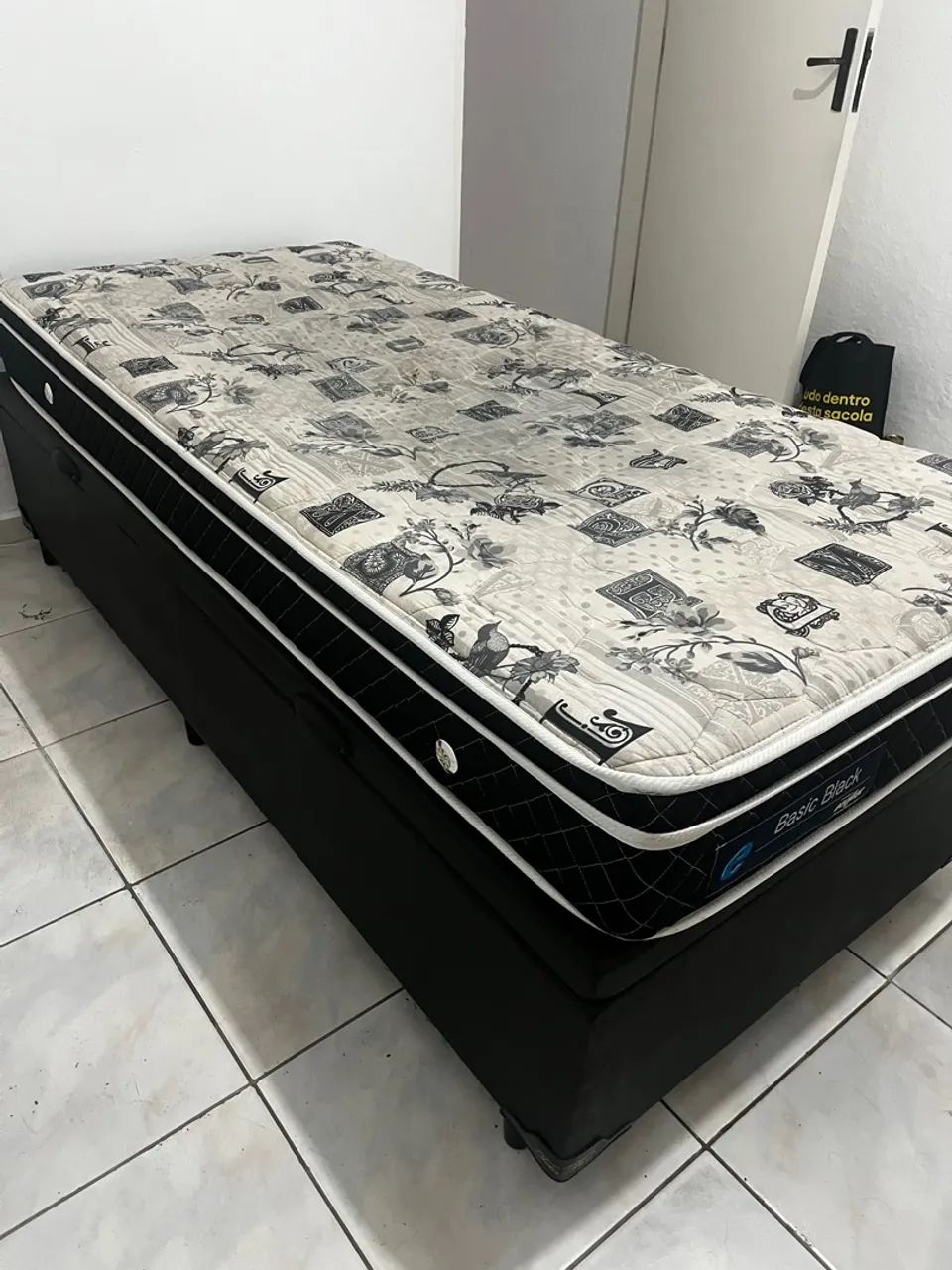 Single Storage Bed + Mattress64962682906625120