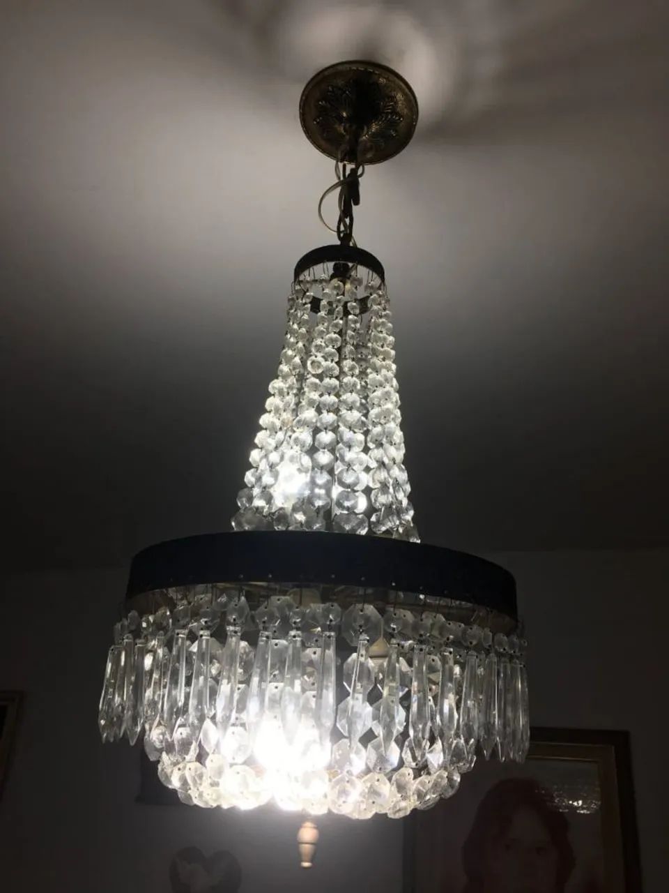 Lindo lustre de cristal