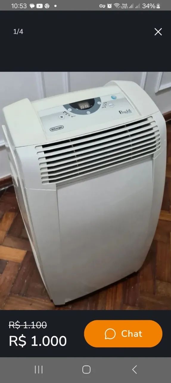 APARELHO DE AR CONDICIONADO PORTÁTIL