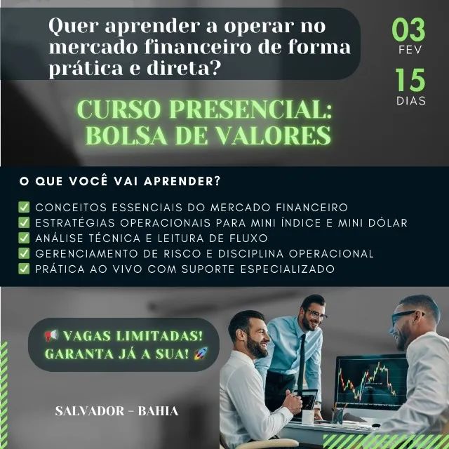 Curso Bolsa de Valores Salvador - Foto 2